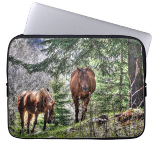 Capa Para Notebook Cavalos - Tema Ocidental Americano
