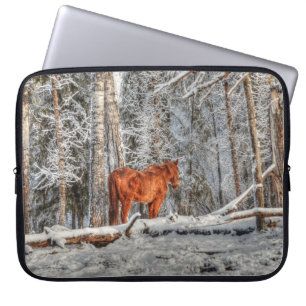 Capa Para Notebook Cavalos - Tema Ocidental Americano