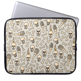Capa Para Notebook Caveira, esqueleto e estrutura óssea sem soldadur