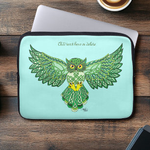 Capa Para Notebook Célula de Voo Verde
