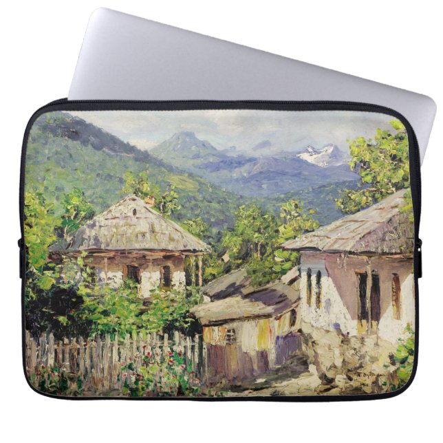 Capa Para Notebook Cena da Aldeia de Dubovskoy, 1911 (Frente)