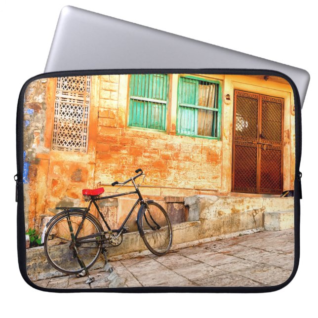 Capa Para Notebook Cena da Rua Rajasthan: Estilo Indiano (Frente)