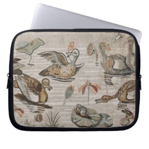 Capa Para Notebook Cena das aves aquáticas no Nile, casa do Faun