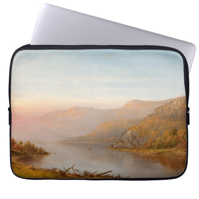 Capa Para Notebook Cena do rio das Montanhas (outono do Hudson) (Frente)