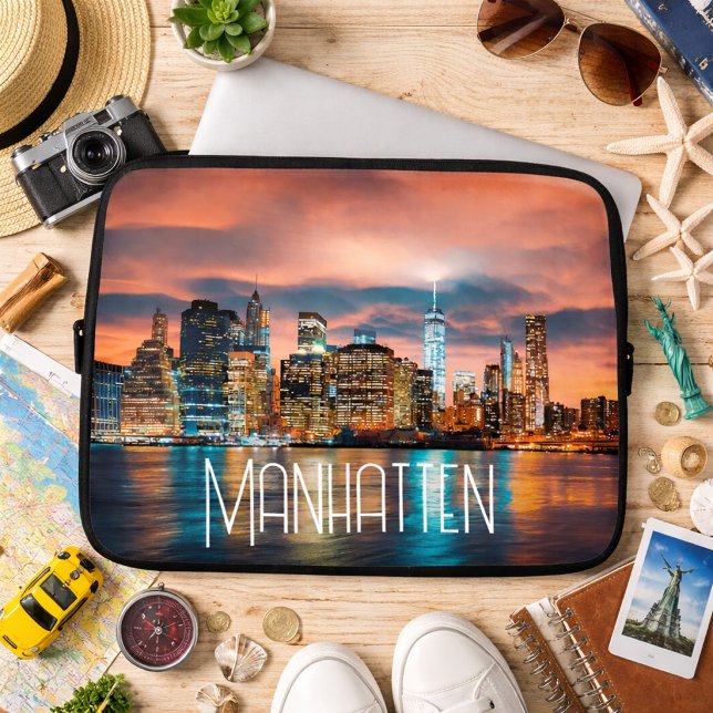 Capa Para Notebook Cenário da Cidade de Manhatten (Criador carregado)