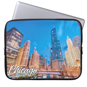 Capa Para Notebook Centro Chicago, Illinois, Estados Unidos