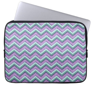 Capa Para Notebook Cerceta e ziguezague Amethyst