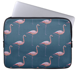 Capa Para Notebook Cerceta geométrica do impressão do flamingo