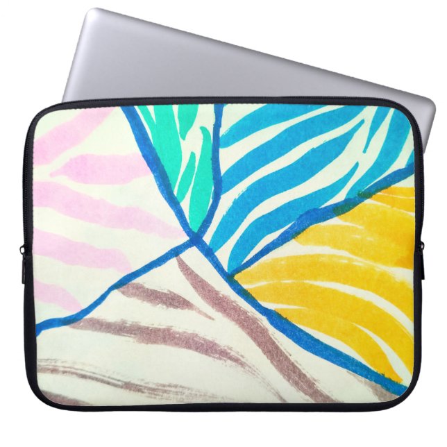 Capa Para Notebook cereja florescente e borboletas, padrão uniforme.  (Frente)