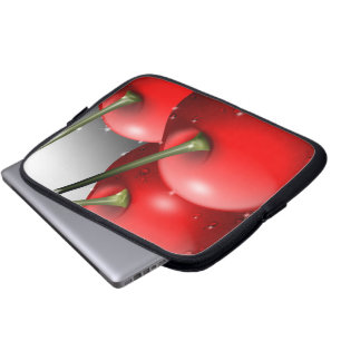 Capa Para Notebook Cerejas com Bolsas de laptop de areia