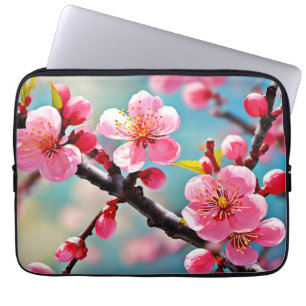 Capa Para Notebook Cerejeiras em Flor na Primavera