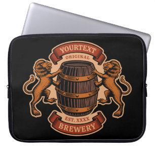 Capa Para Notebook Cerveja Personalizada De Carvalho De Leão Vintage