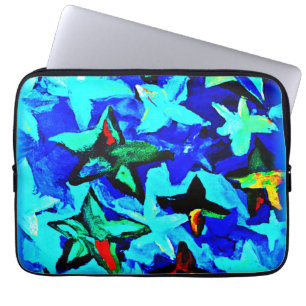 Capa Para Notebook Céu Azul da Noite Estrelada. Comprar Agora