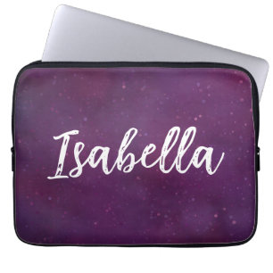 Capa Para Notebook Céu estrelado roxo
