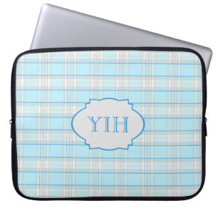 Capa Para Notebook Céu Nublado com Iniciais