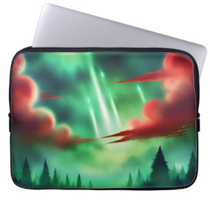 Capa Para Notebook céu verde