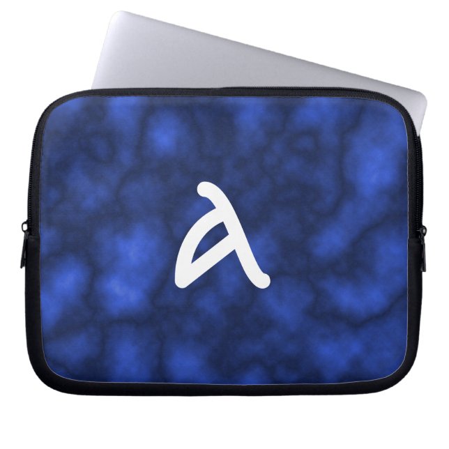 Capa Para Notebook Chama Azul (Frente)