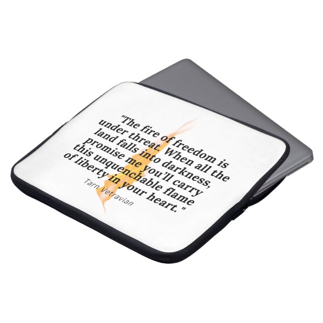 Capa Para Notebook Chama Insuenchível - Bolsa de laptop (Frente Topo)