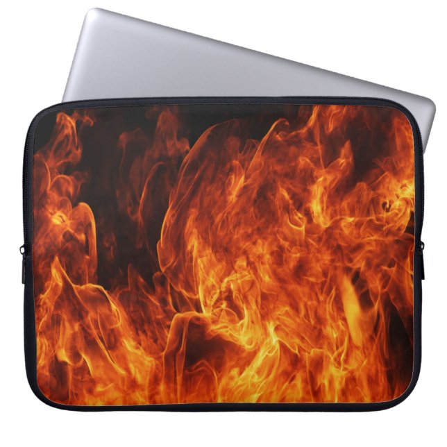 Capa Para Notebook Chama laranja (Frente)