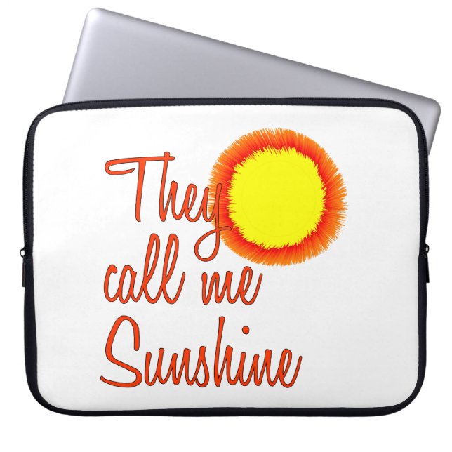 Capa Para Notebook Chamam-me Sunshine (Frente)