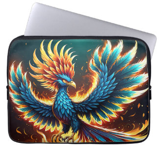 Capa Para Notebook Chamas da Majestosa Crista da Fênix