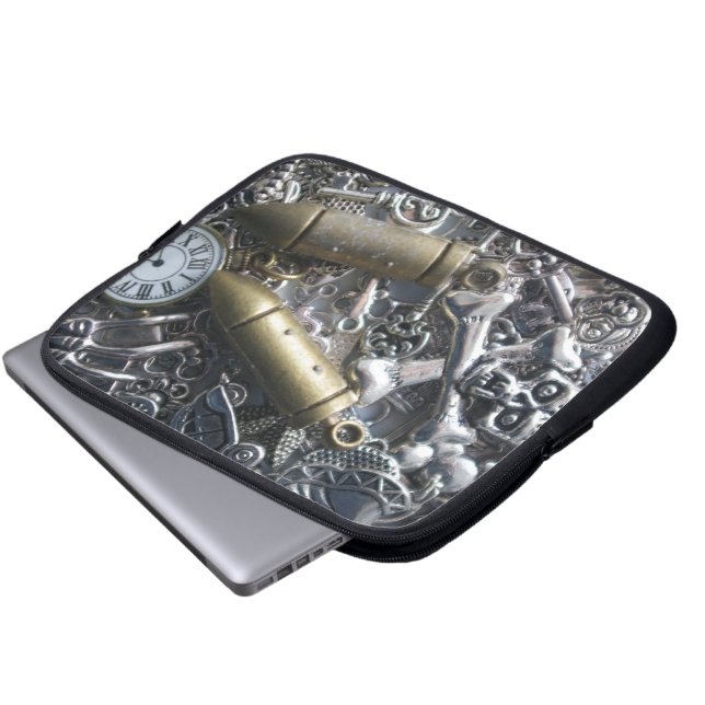 Capa Para Notebook Charms Steampunk (Frente Inferior)