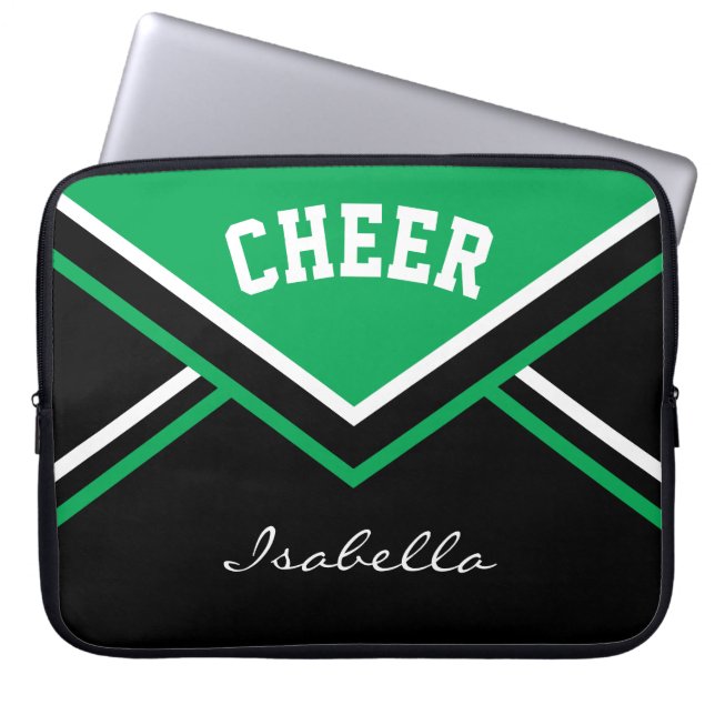 Capa Para Notebook Cheerleader Verde Cheer (Frente)