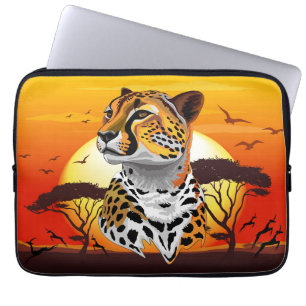 Capa Para Notebook Cheetah African Feline Wild Animal