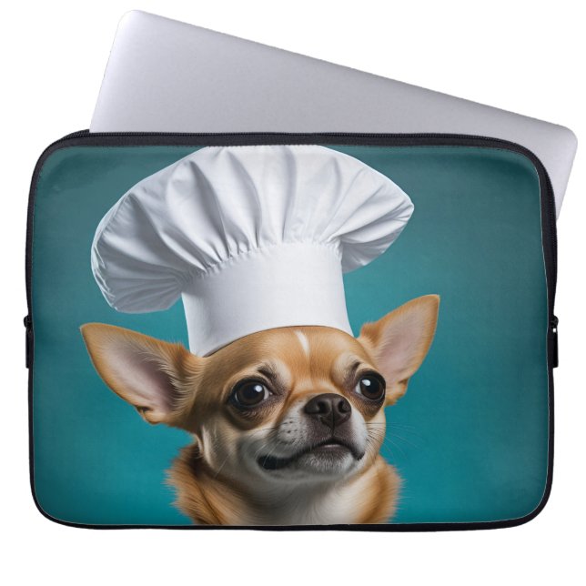 Capa Para Notebook Chef Chihuahua (Frente)