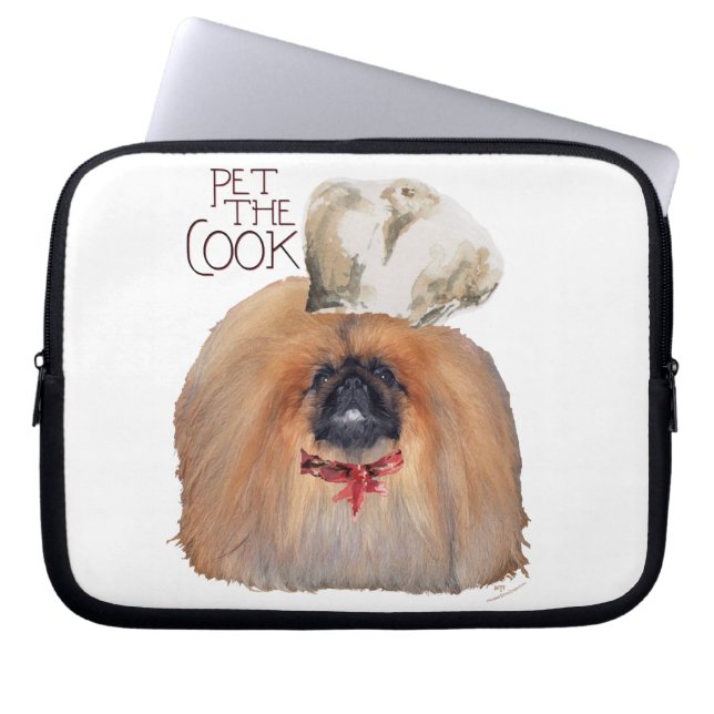 Capa Para Notebook Chef Pequinês - Masculino (Frente)