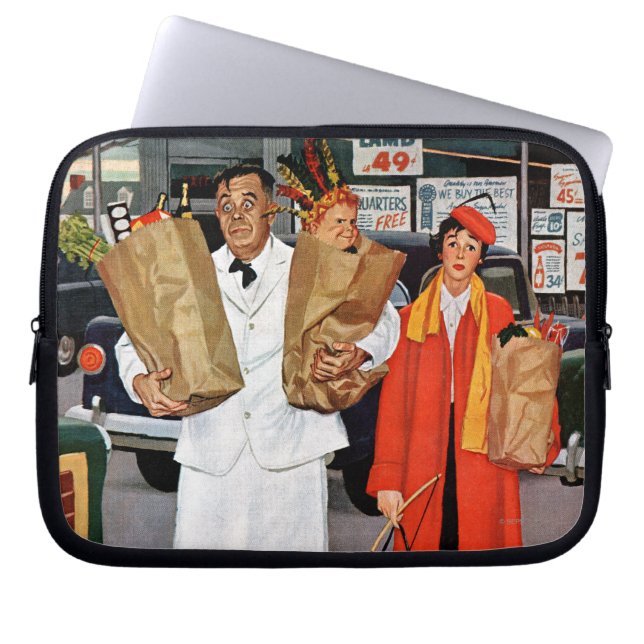 Capa Para Notebook Cheio do saco do problema (Frente)