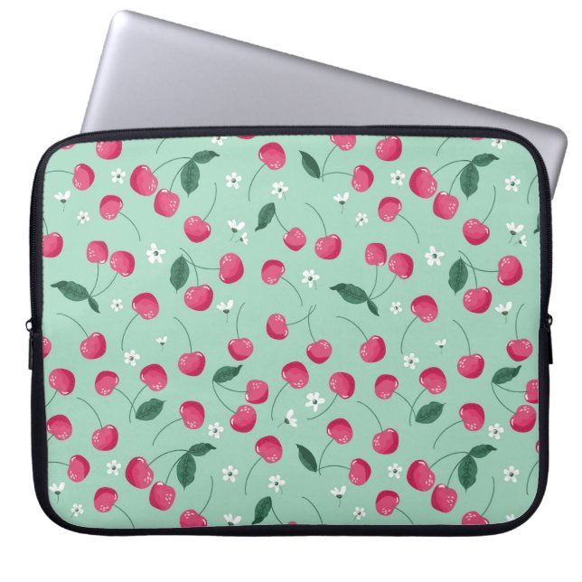 Capa Para Notebook Cherry Blossom: Design festivo de Verão (Frente)