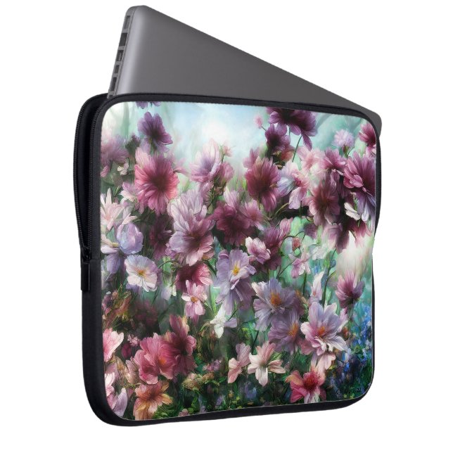 Capa Para Notebook Cherry Blossom Splash (Frente Esquerda)