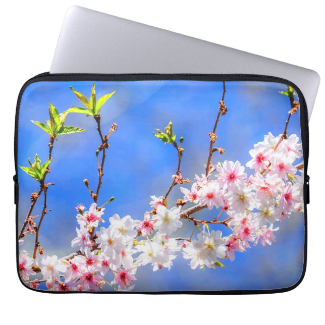 Capa Para Notebook Cherry Blossoms japoneses 17 (Frente)