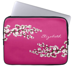 Capa Para Notebook Cherry Blossoms Sakura Bolsa de laptop (fuschia)
