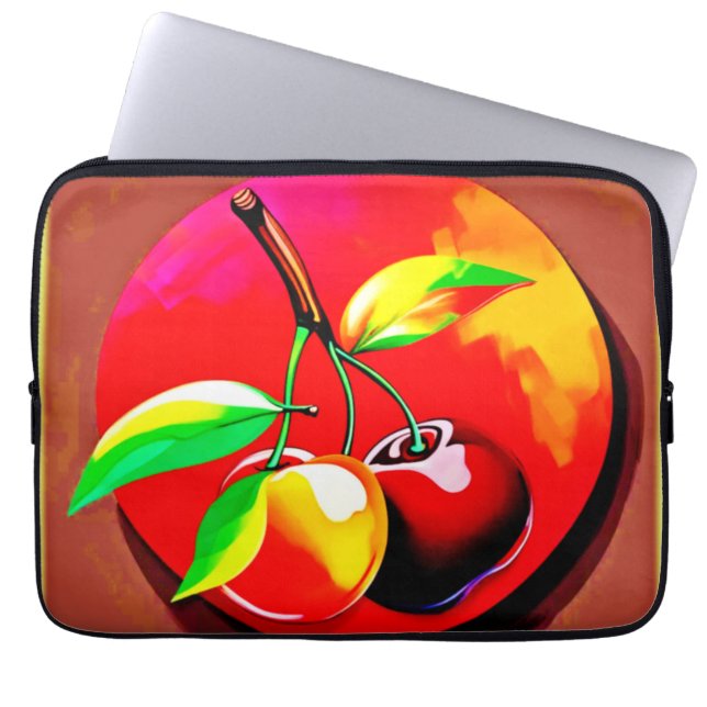 Capa Para Notebook Cherry Duo vibrante (Frente)