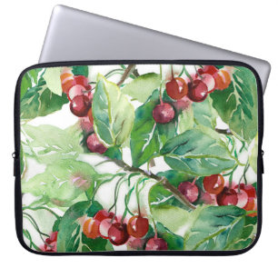 Capa Para Notebook Cherry Seamless Pattern