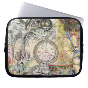 Capa Para Notebook Cheshire Cat Alice Wonderland Classic