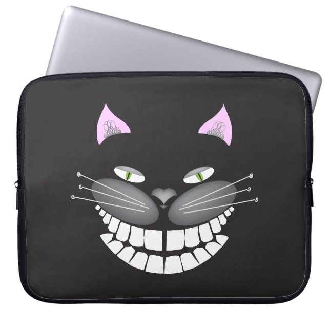 Capa Para Notebook "Chester gatinho bonito de sorriso de cheshire do (Frente)