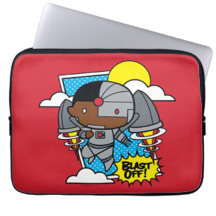 Capa Para Notebook Chibi Cyborg Explode!