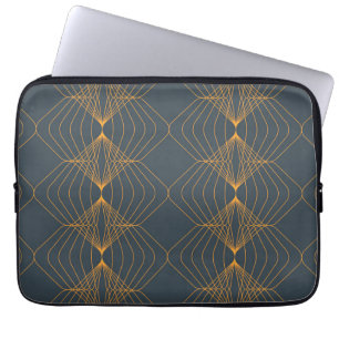 Capa Para Notebook Chic, elegante, simples padrão gráfico geométrico