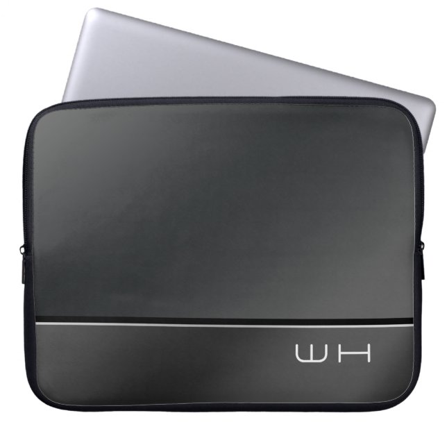 Capa Para Notebook Chic Modern Business Black (Frente)