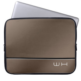 Capa Para Notebook Chic Modern Business Brown