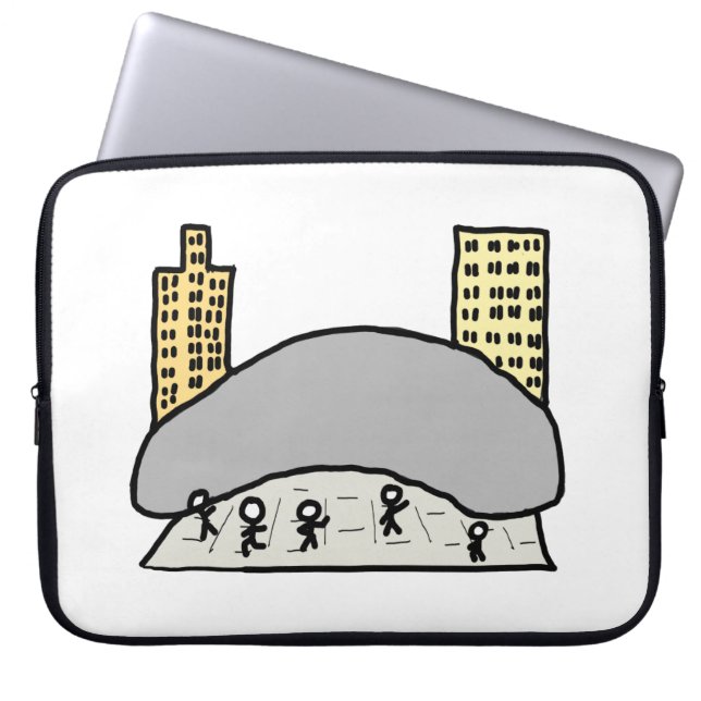 Capa Para Notebook Chicago Bean (Frente)