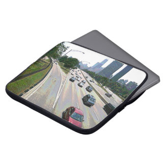 Capa Para Notebook Chicago Traffic em Sandstone