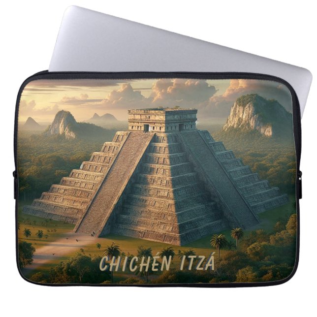Capa Para Notebook Chichén Itzá Iucatã México Paisagem Viagem (Frente)
