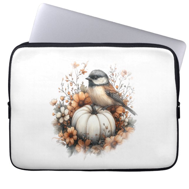 Capa Para Notebook Chickadee Shirt Country Pumpkin (Frente)