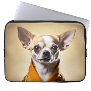 Capa Para Notebook Chihuahua budista