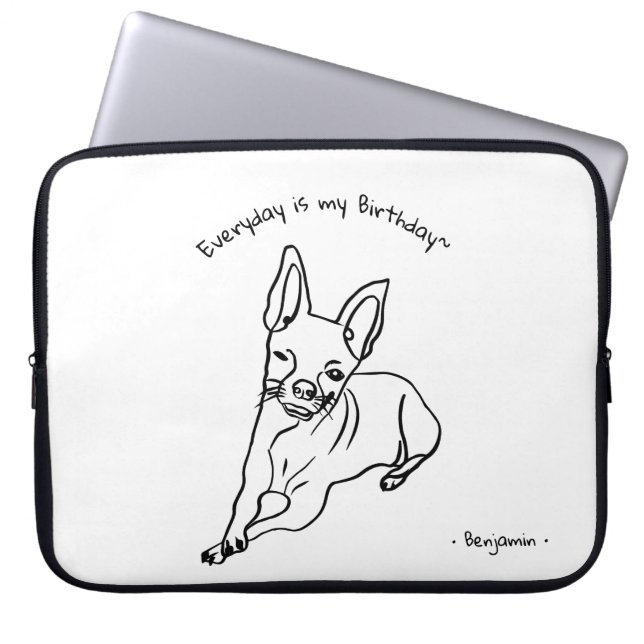 Capa Para Notebook Chihuahua Charm: Design sua própria Capa (Frente)