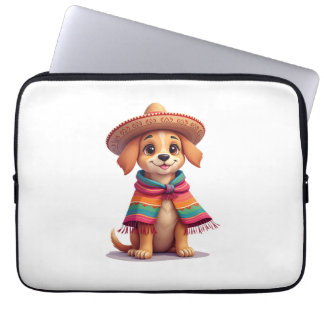 Capa Para Notebook Chihuahua México Cinco de Mayo Cachorro Engraçado